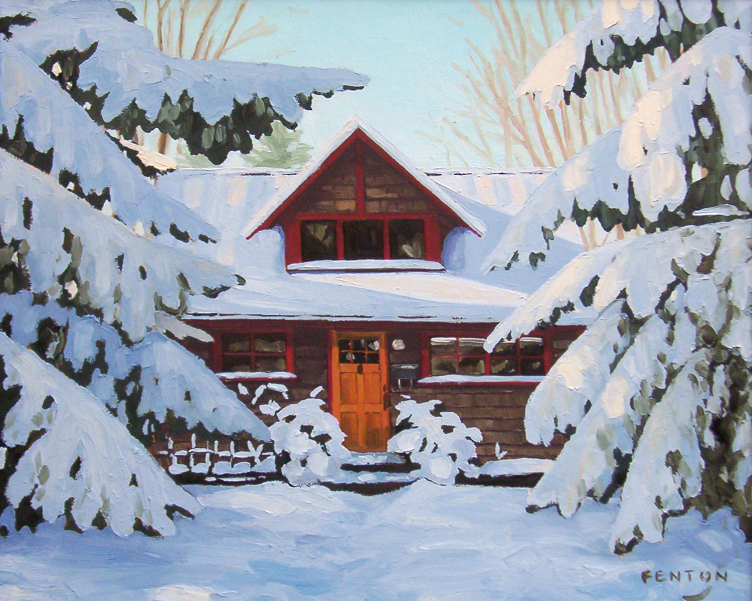 Fourth Street, Wards Island Winter