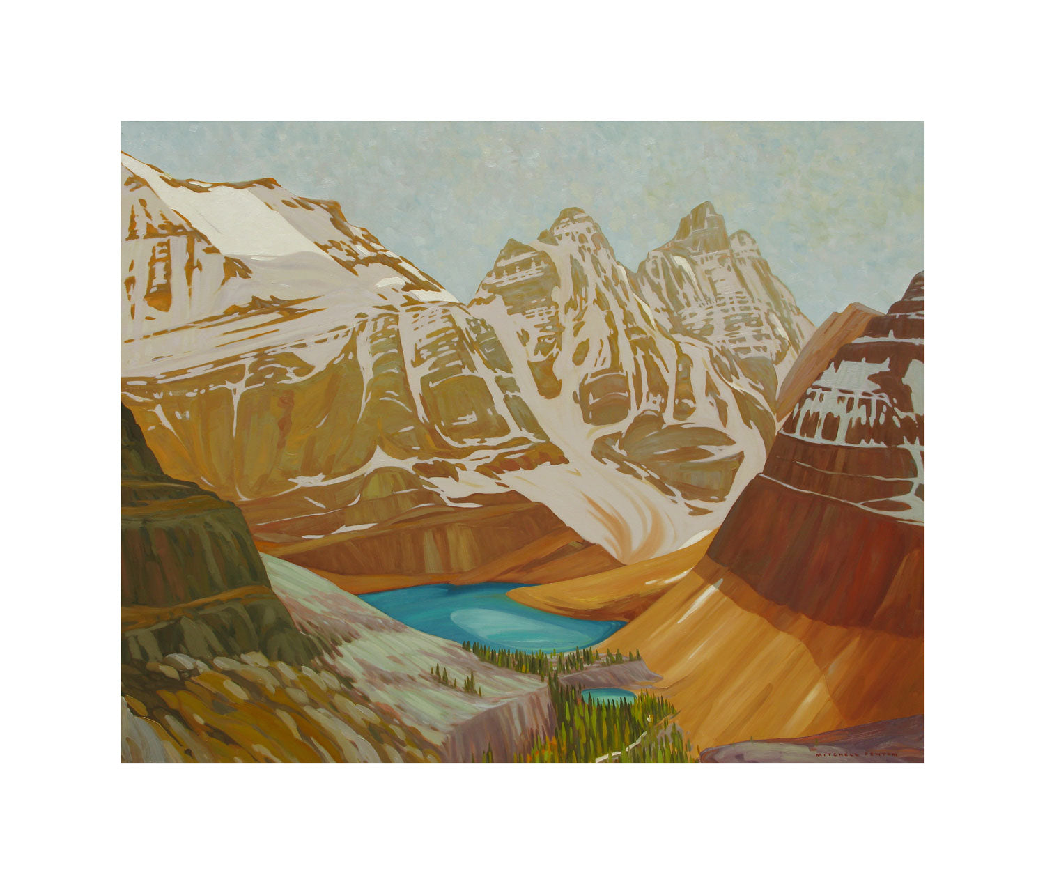 Lake Oesa from Wiwaxy Gap