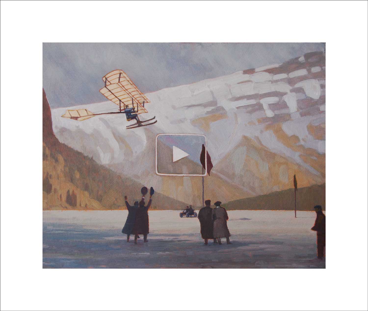 Men's Aeronautics on Lake Minnewanka