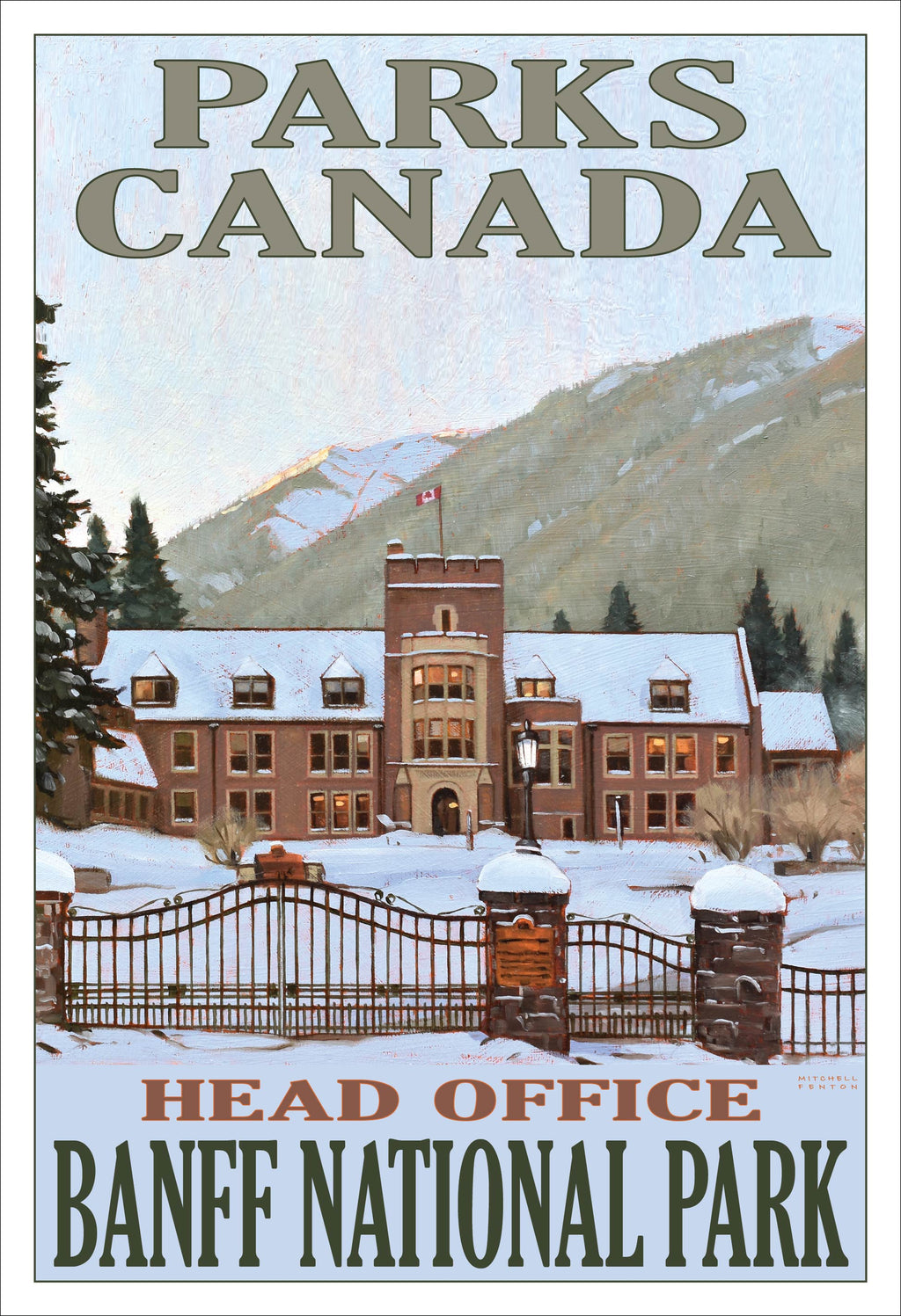 Head Office - Banff National Park Poster