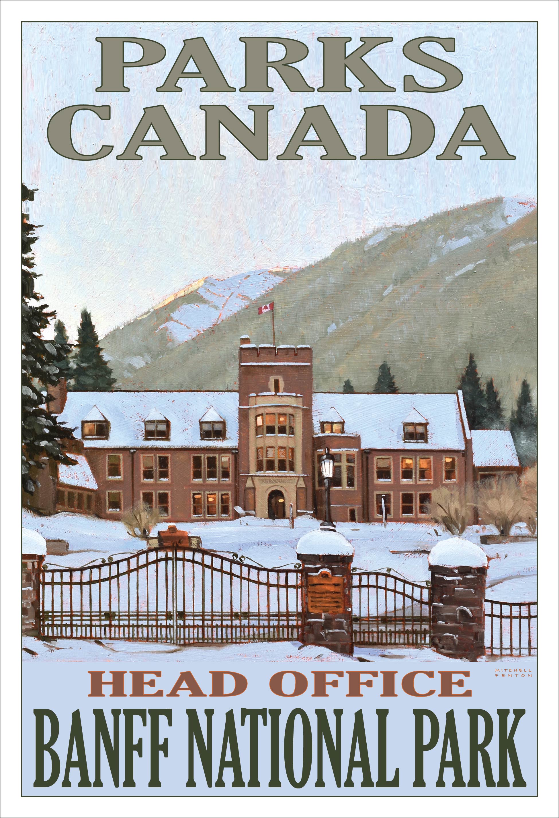 Head Office - Banff National Park Poster