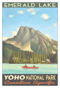 Emerald Lake Mount Burgess - Yoho National Park Poster