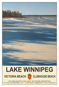 Clubhouse Beach - Lake Winnipeg Poster