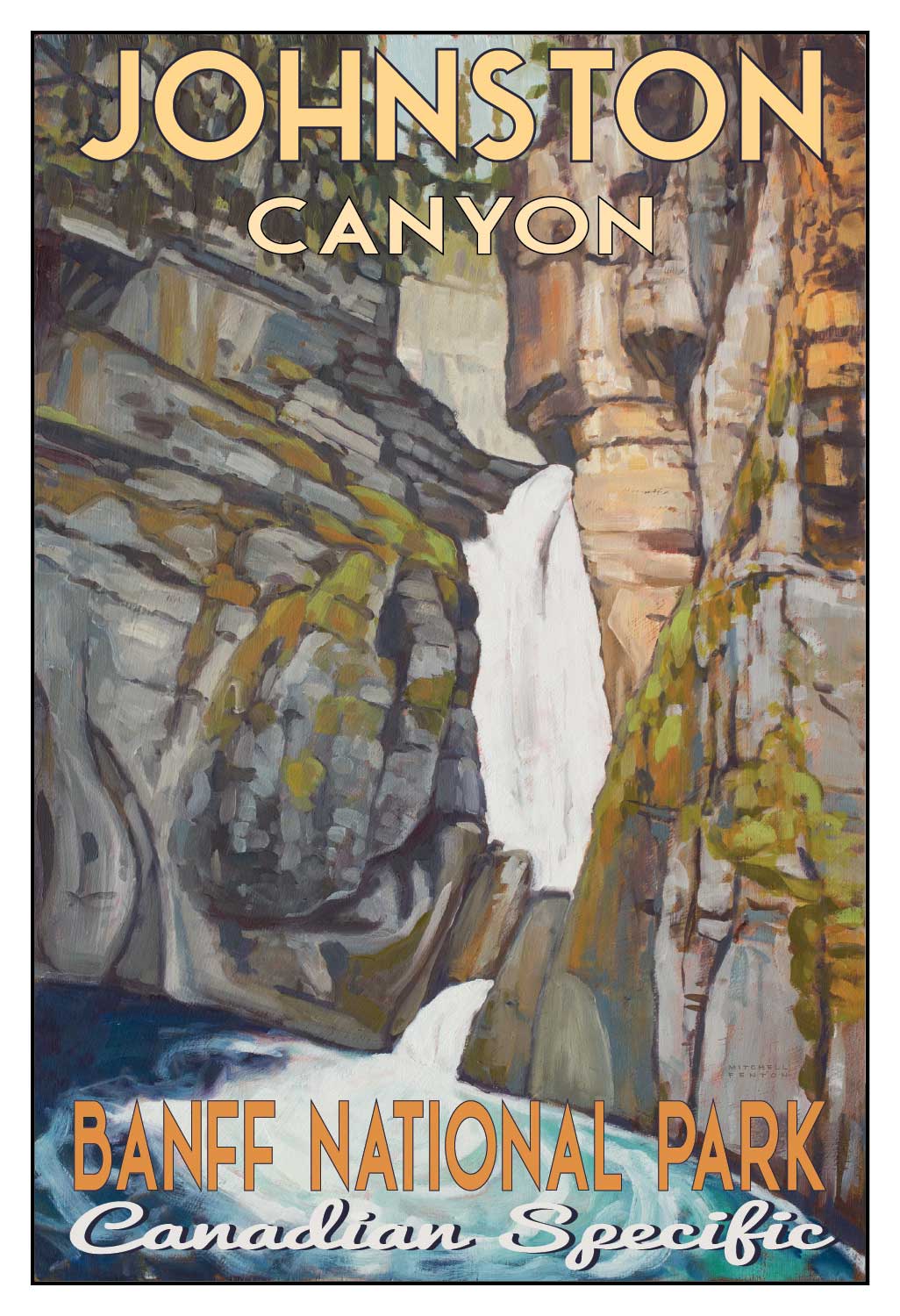Johnston Canyon - Banff National Park Poster