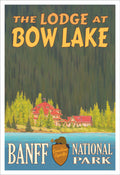 The Lodge at Bow Lake - Banff National Park Poster