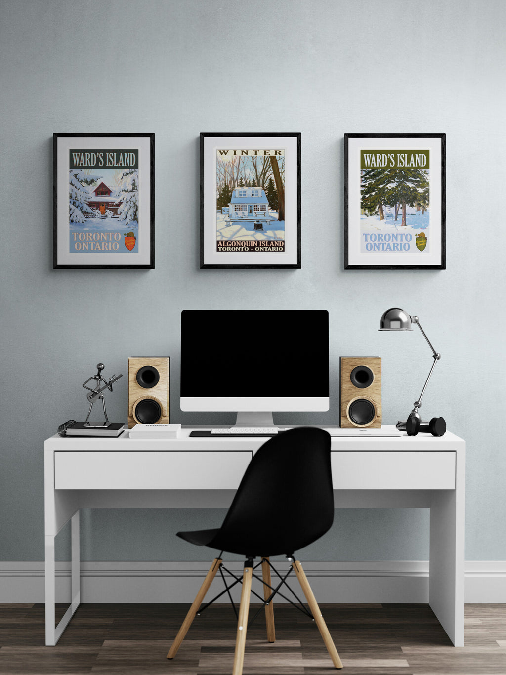 Algonquin Island Winter Poster