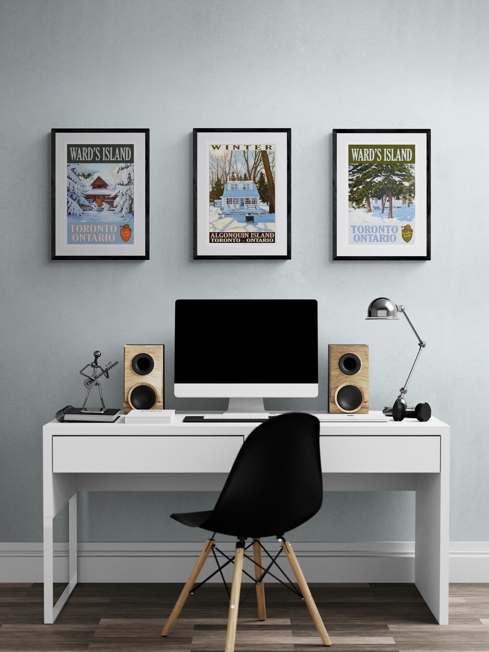 Algonquin Island Winter Poster