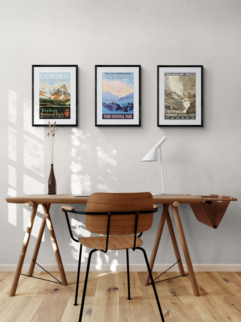 Cathedral Mountain  Yoho National Park Poster