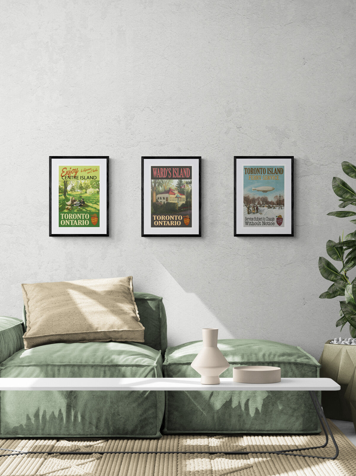 Centre Island Dejeuner Poster