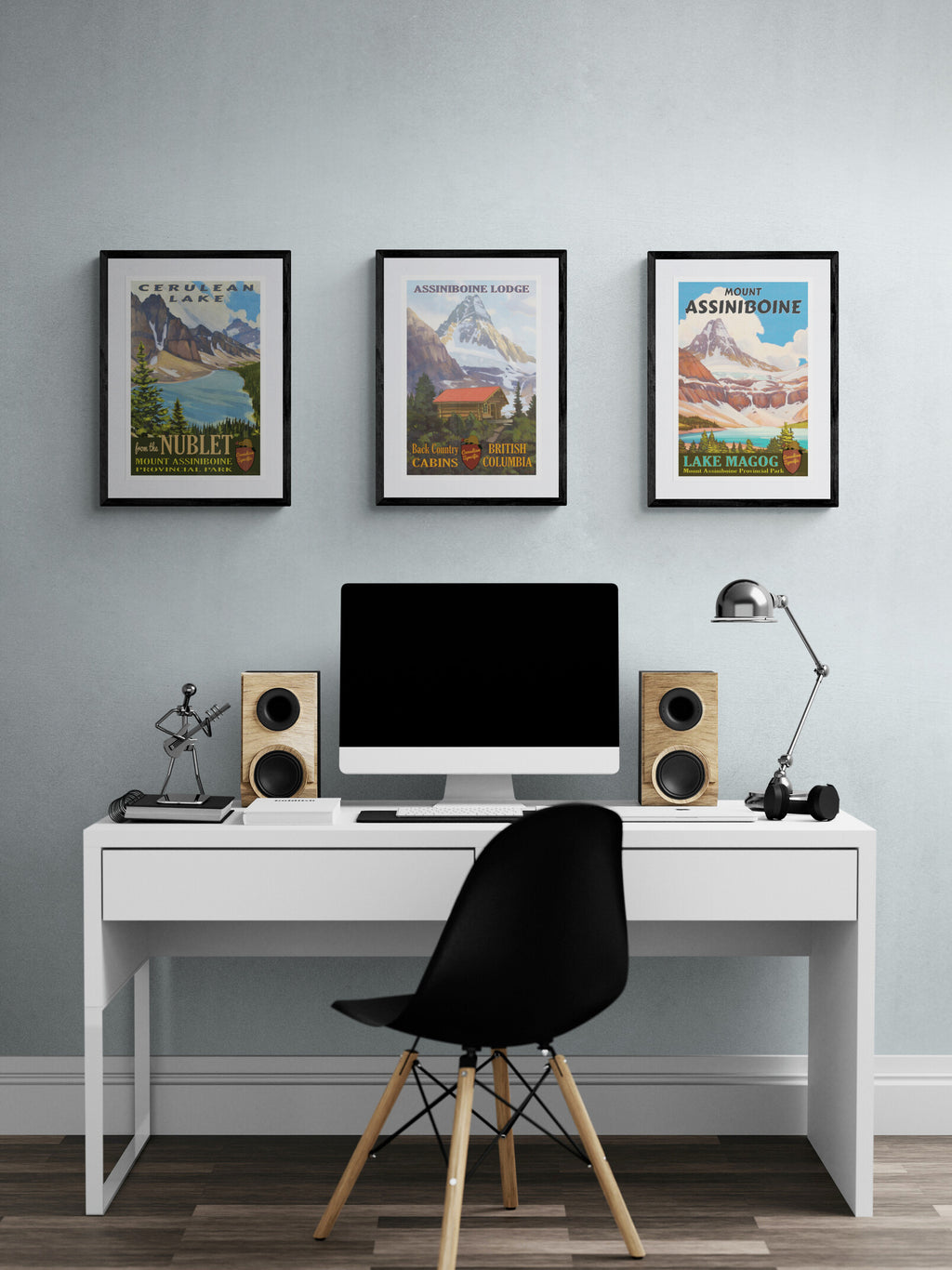 Cerulean Lake - Mount Assiniboine Provincial Park Poster