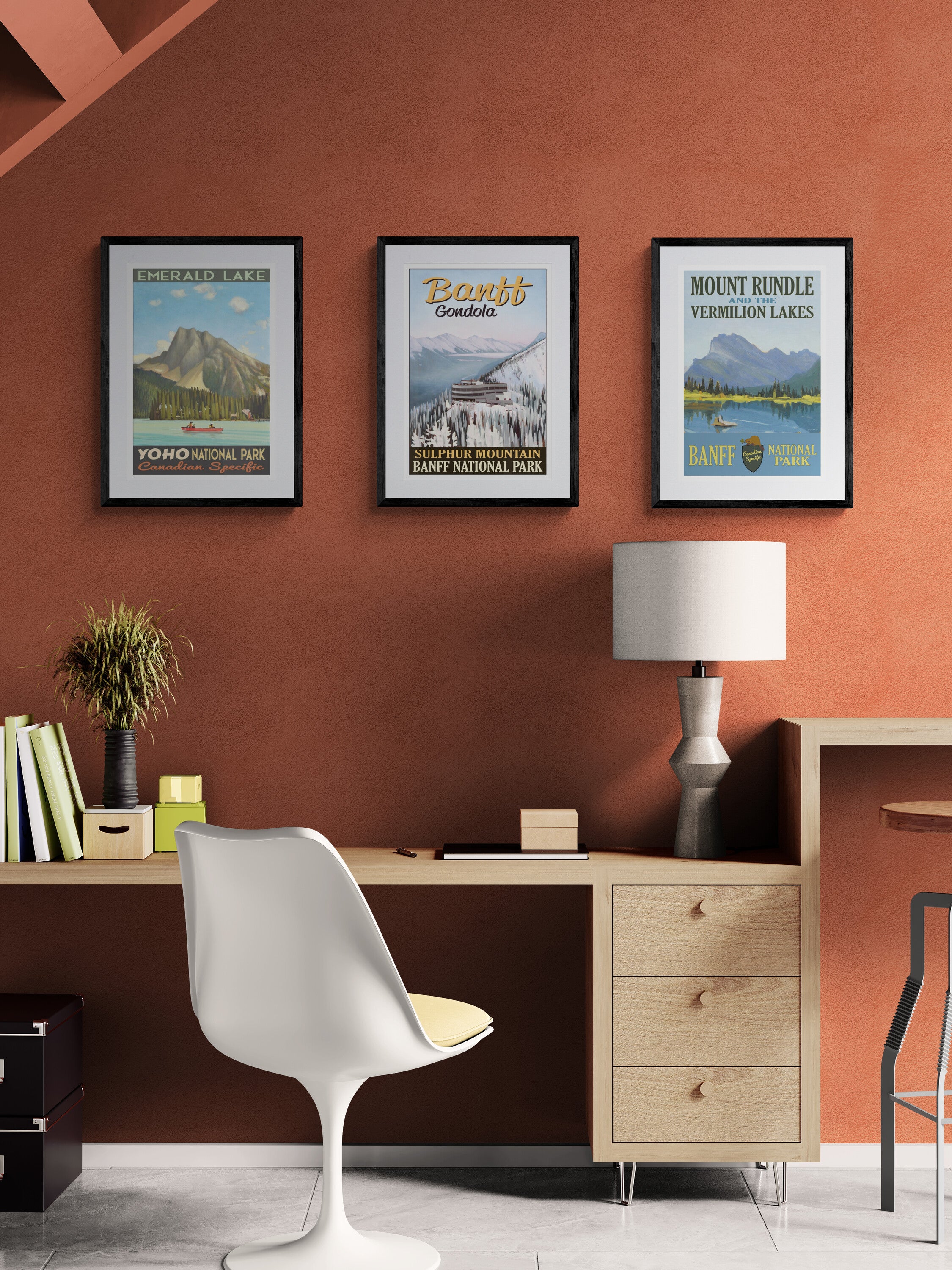 Mount Rundle and the Vermilion Lakes Poster