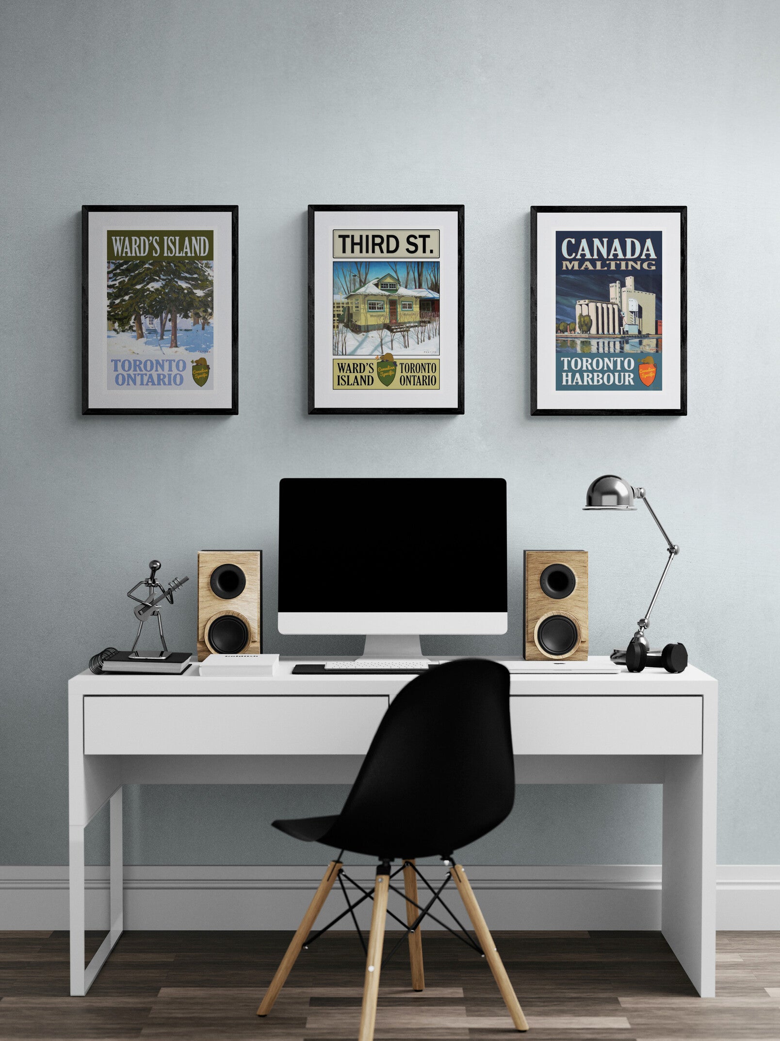 Third St - Wards Island Poster