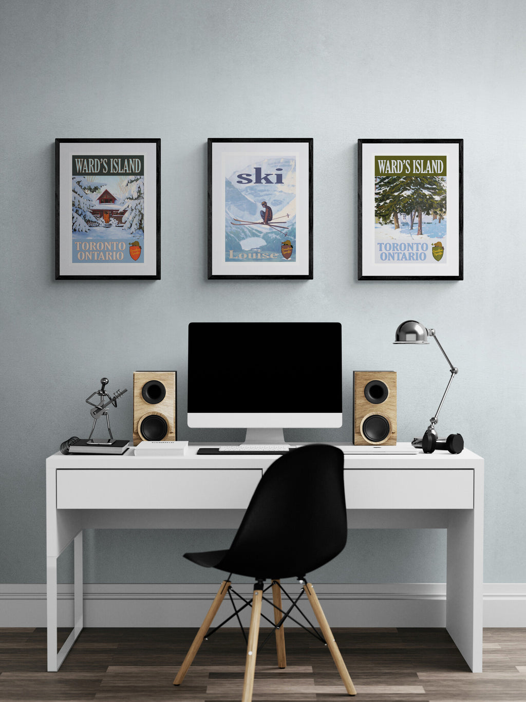 Fourth St Winter - Wards Island Poster