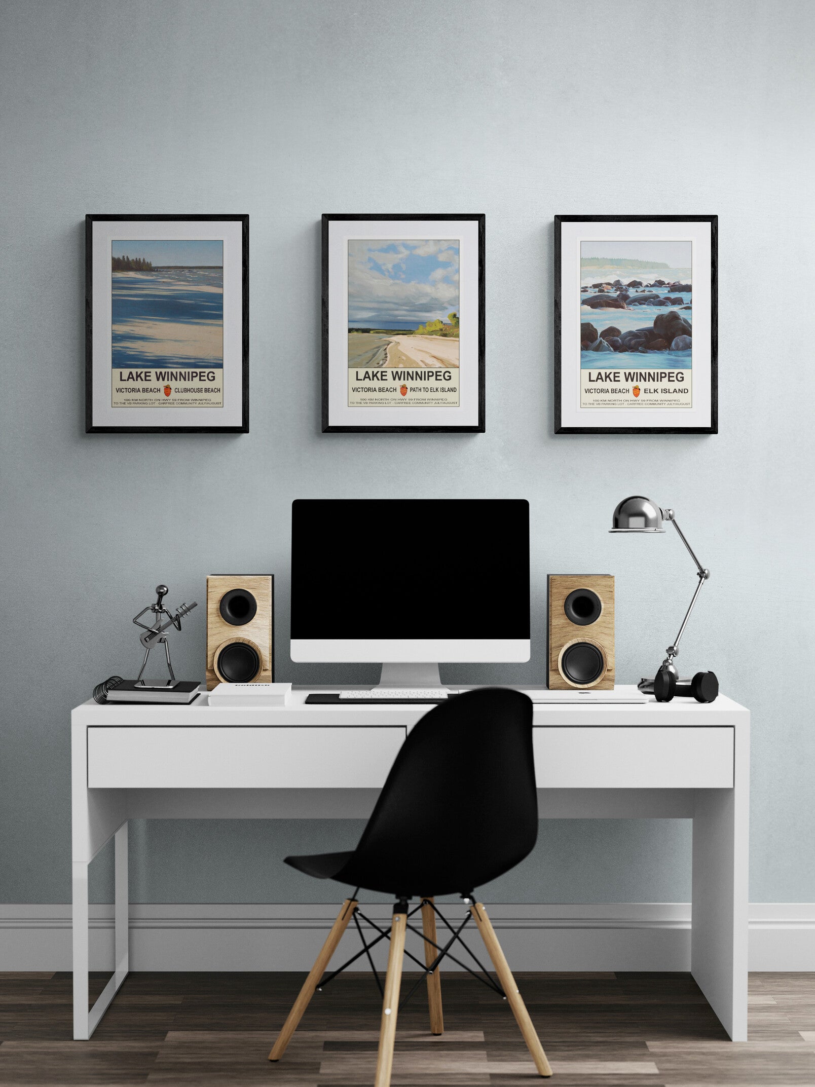 Path to Elk Island - Lake Winnipeg Poster