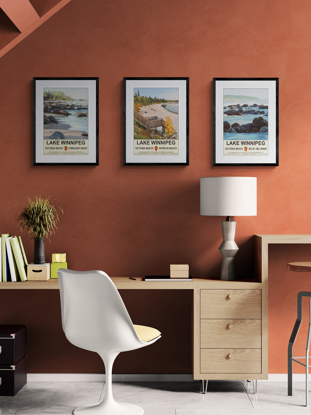 Connaught Beach - Lake Winnipeg Poster