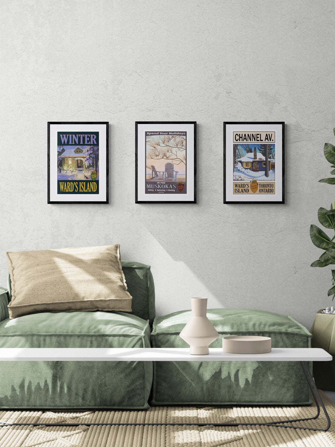 Winter - Ward's Island Poster