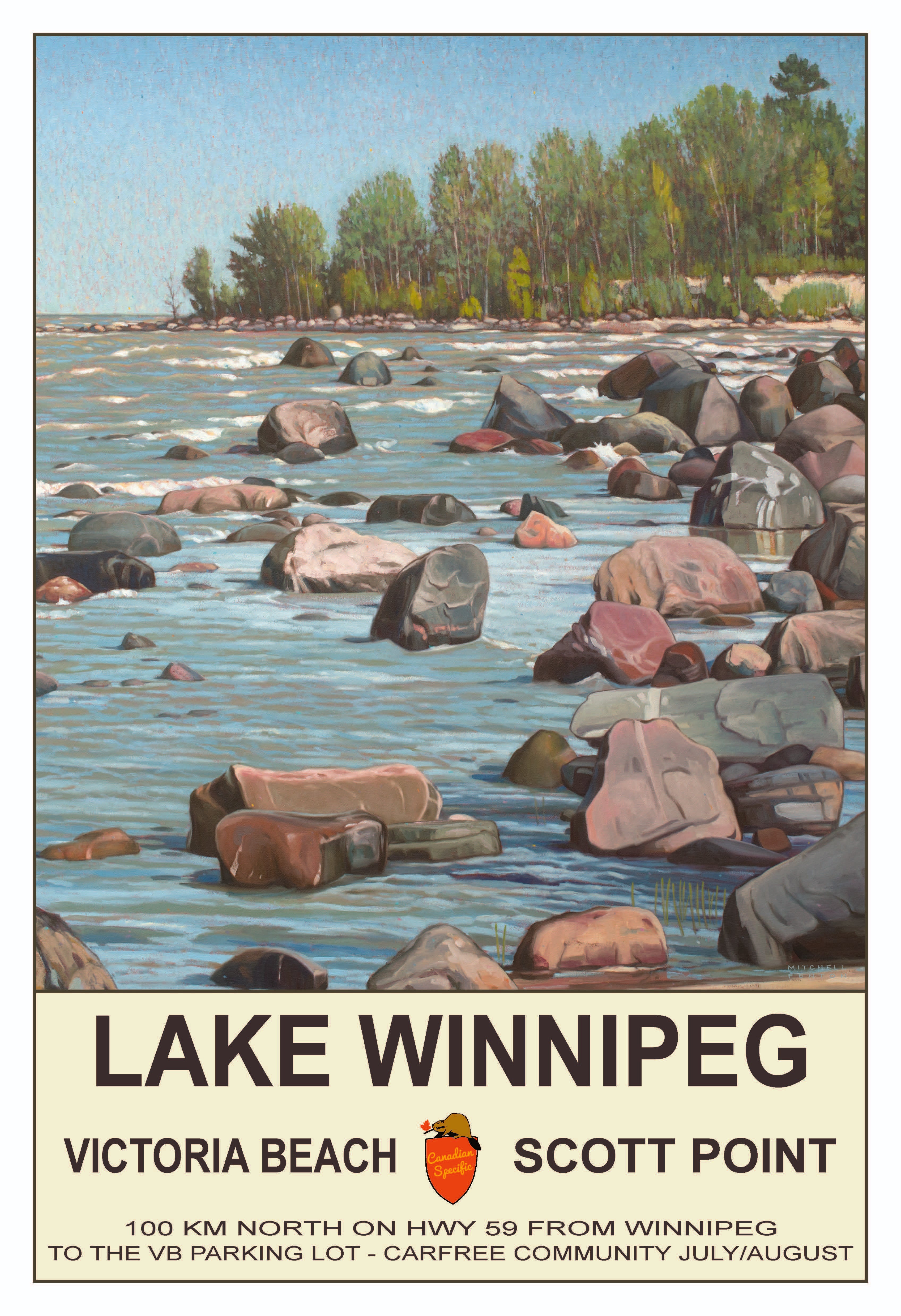 Scott Point - Lake Winnipeg Poster