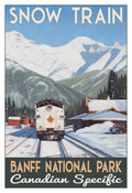 Snow Train - Banff National Park Poster