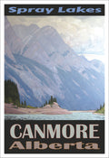 Spray Lakes - Canmore Poster