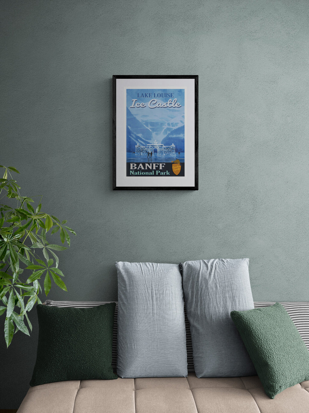 Ice Castle - Lake Louise Poster
