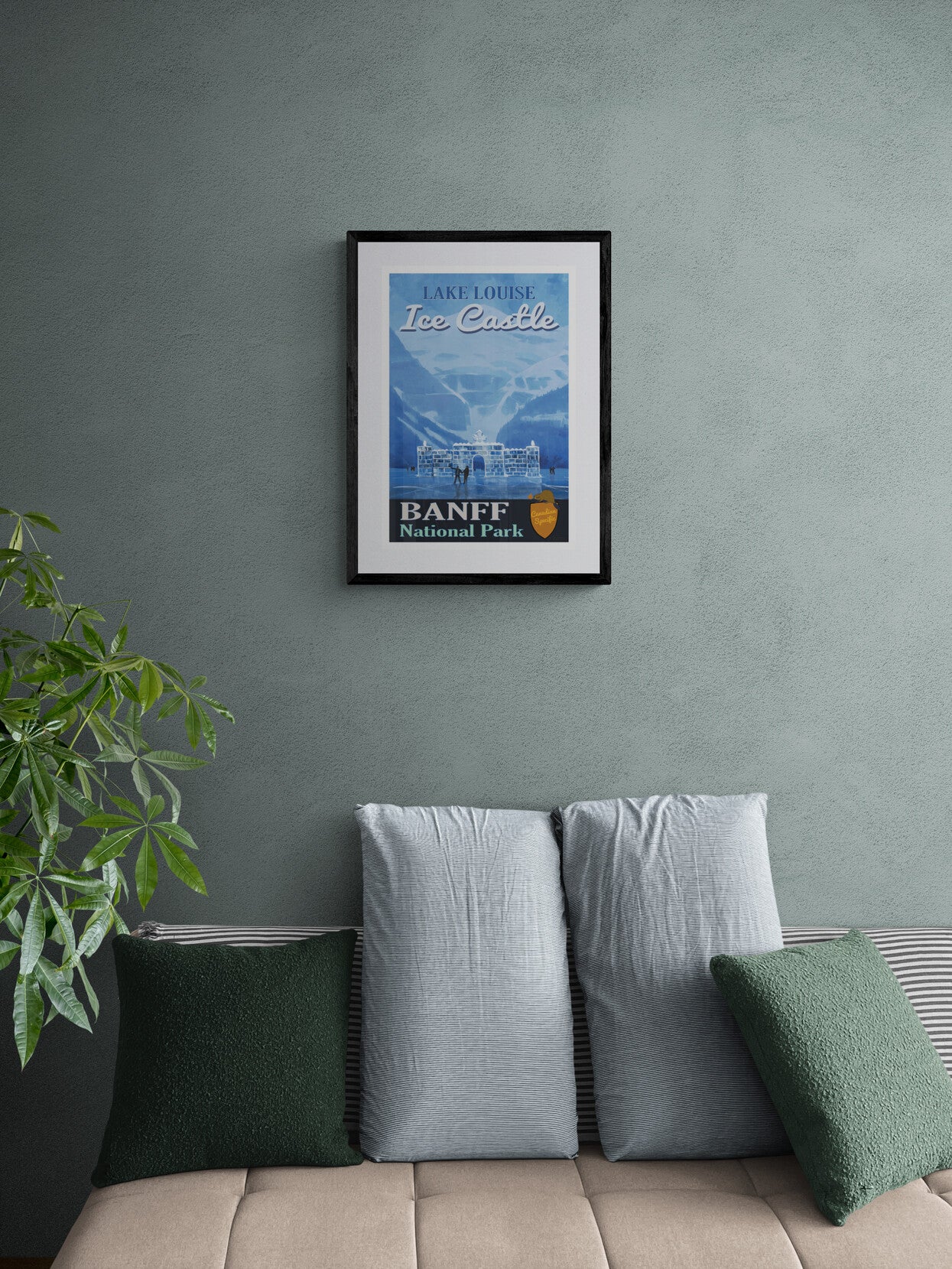 Ice Castle - Lake Louise Poster