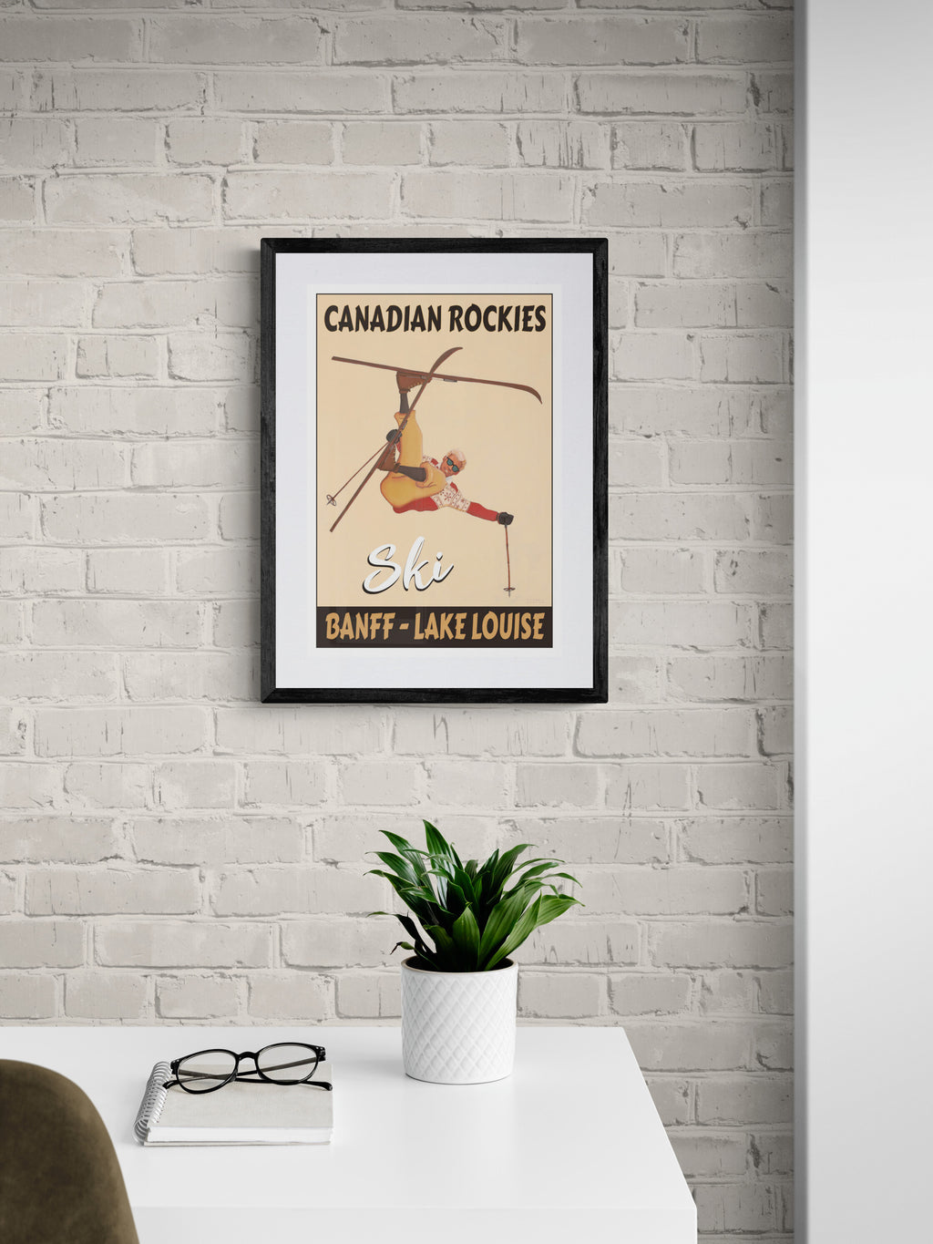 Ski Canadian Rockies - Banff - Lake Louise Poster