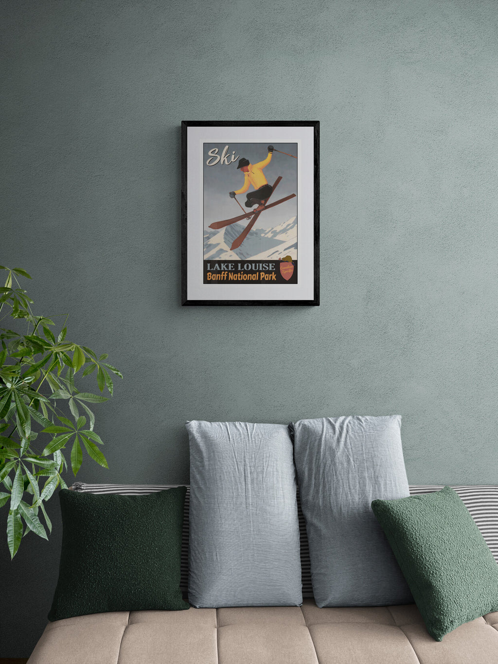 Ski Lake Louise - Banff National Park Poster