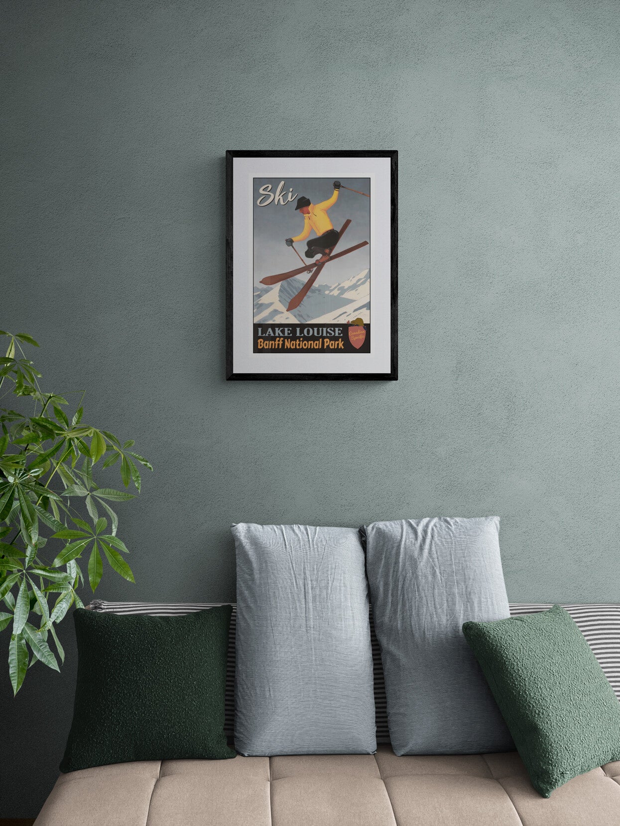 Ski Lake Louise - Banff National Park Poster