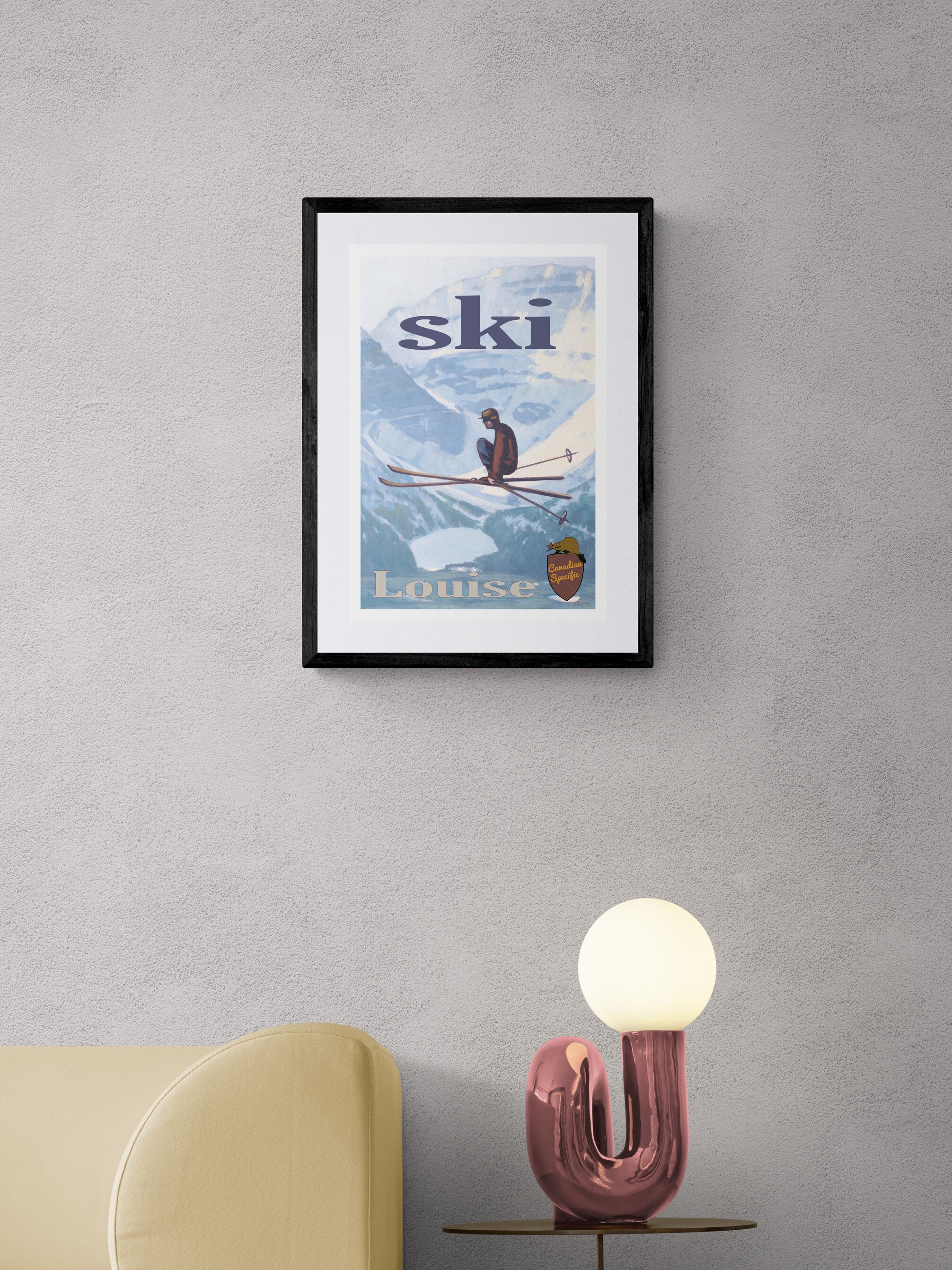 Ski Louise Poster