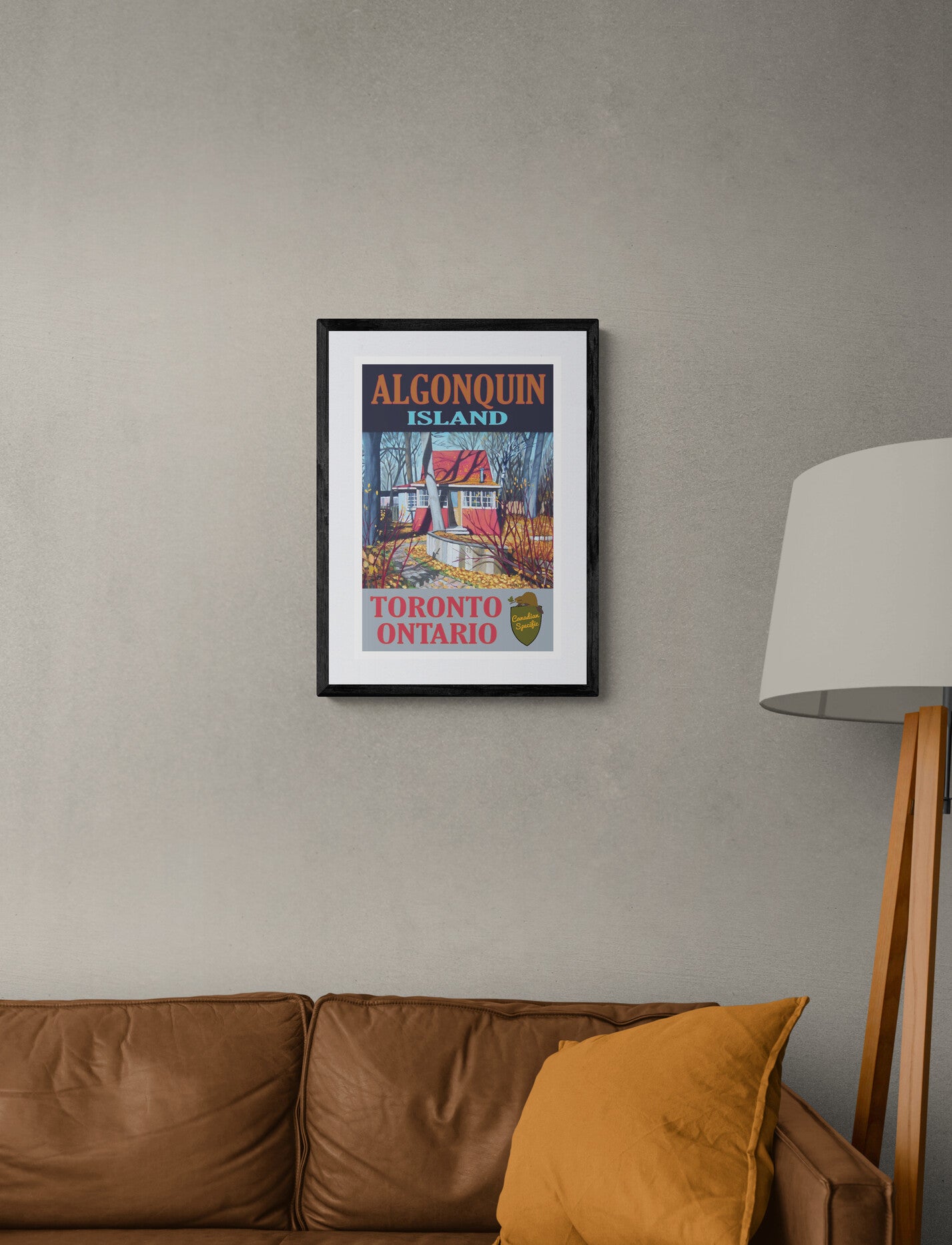 Algonquin Island Autumn Poster