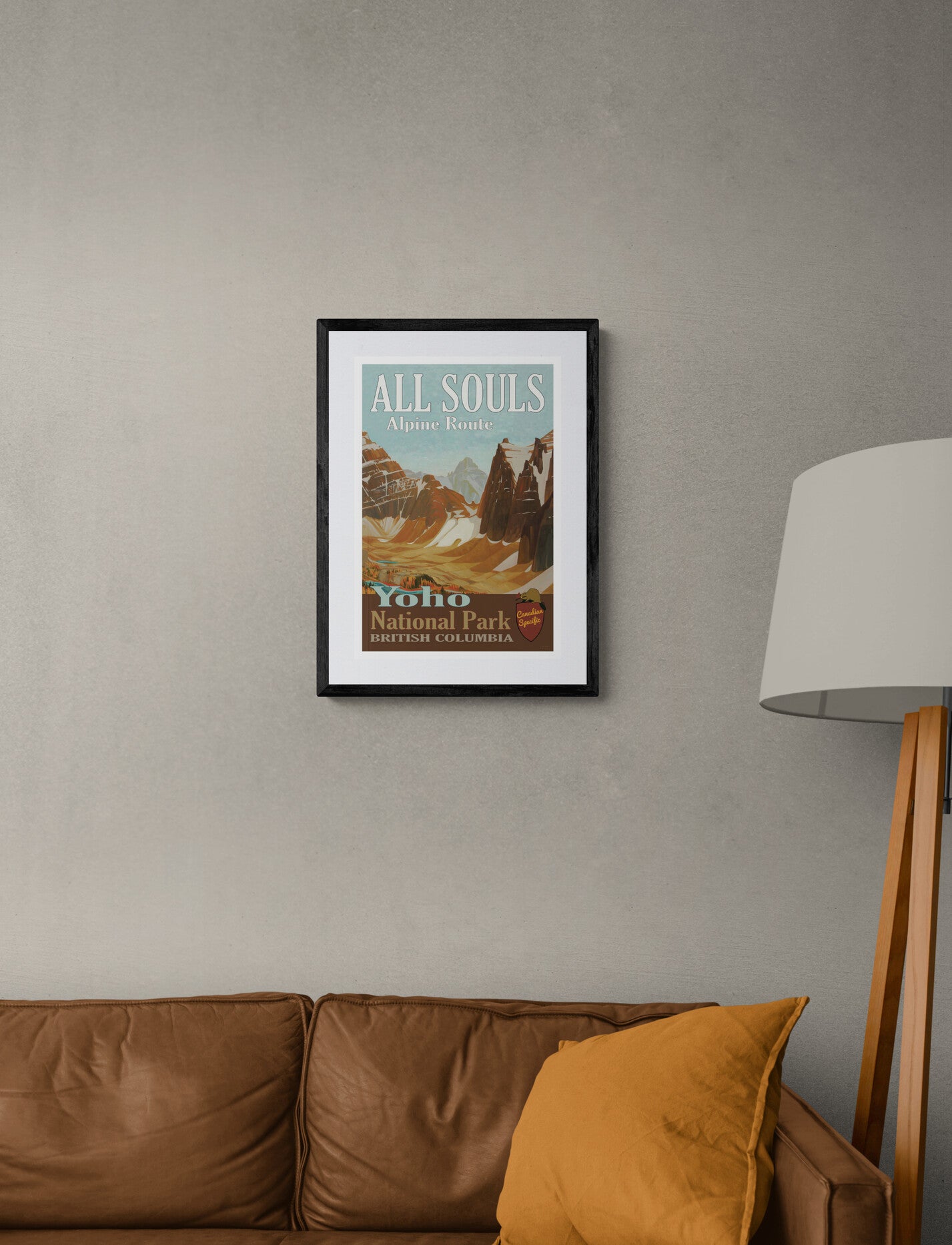 All Souls Alpine Route Poster