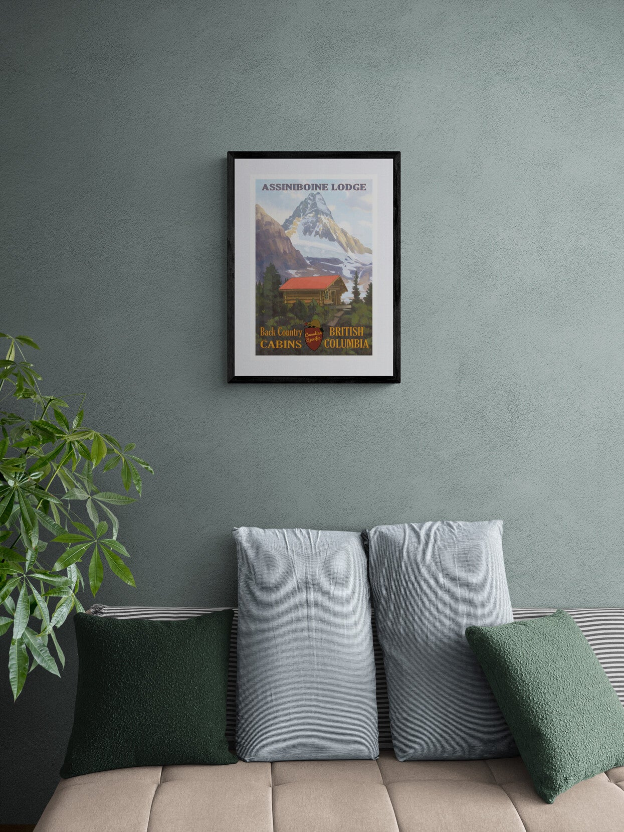 Assiniboine Lodge Hut Poster