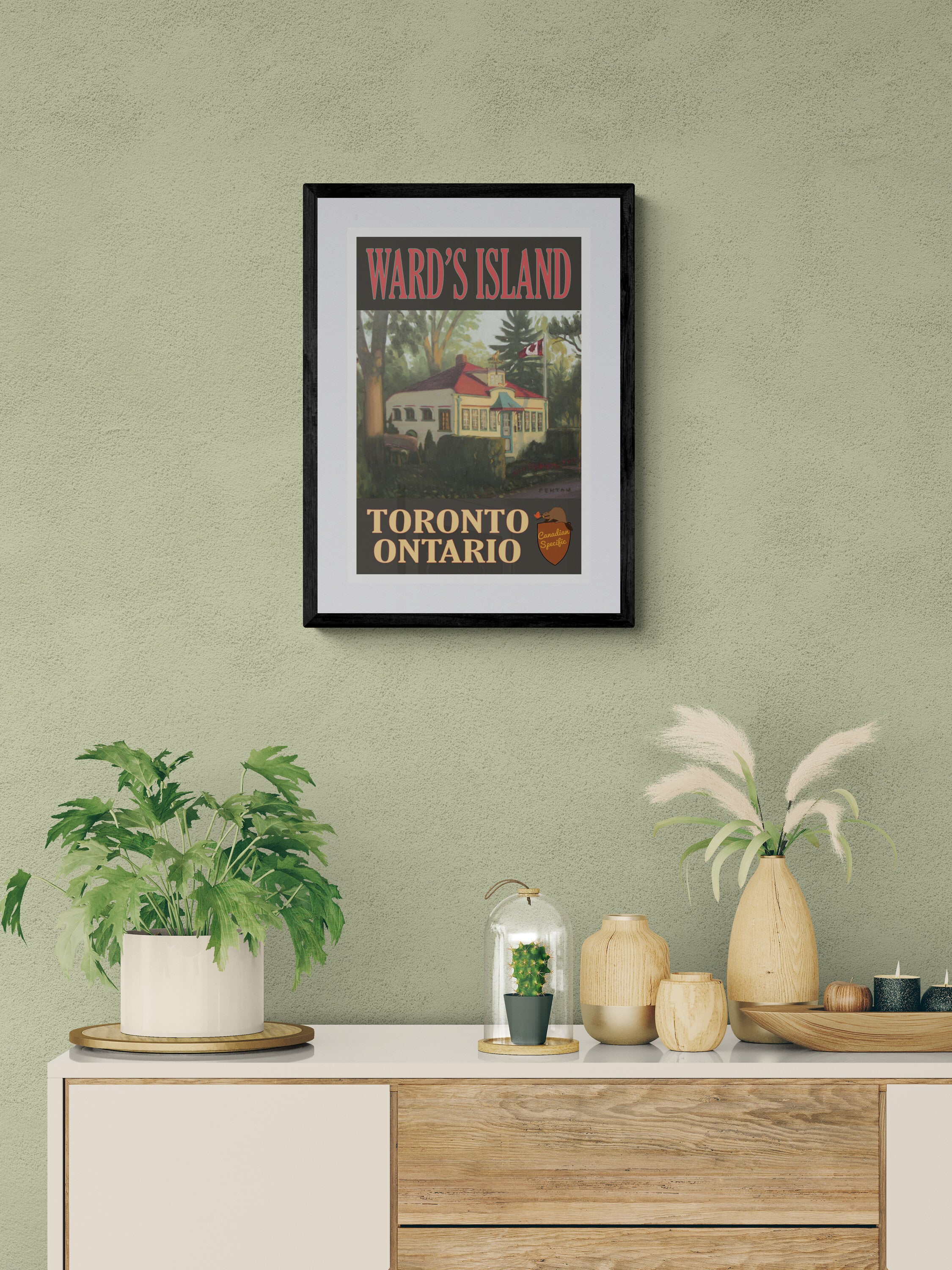 30 Bayview Summer - Wards Island Poster