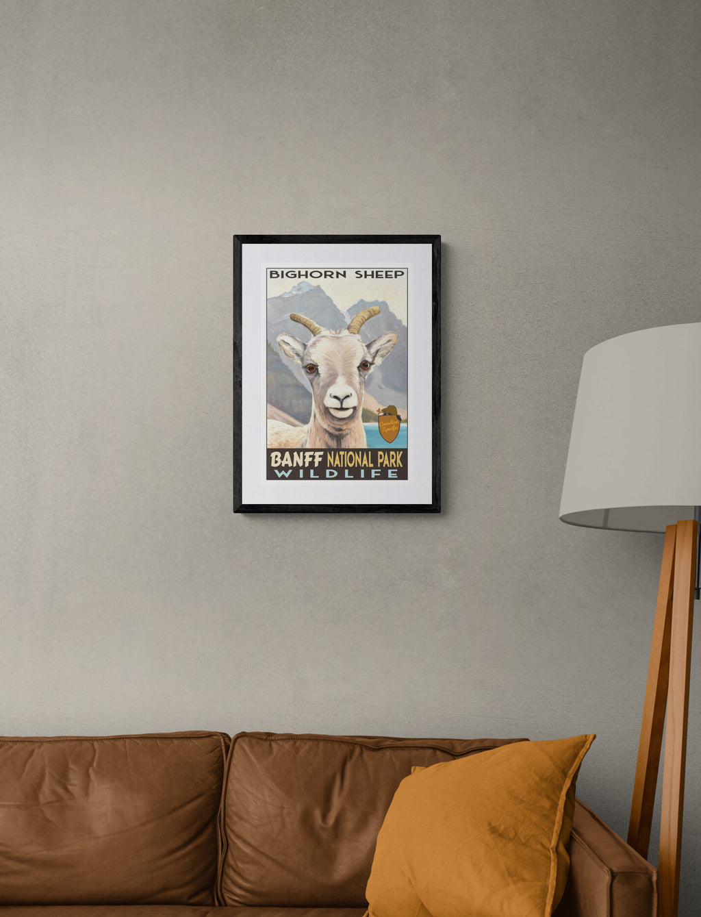 Bighorn Sheep - Banff National Park Poster
