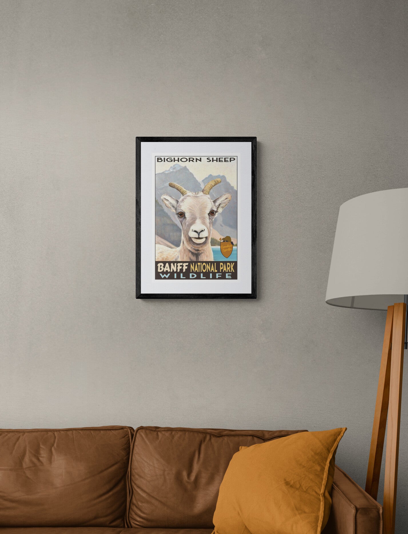 Bighorn Sheep - Banff National Park Poster