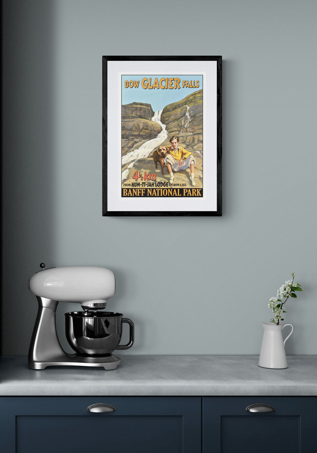 Bow Glacier Falls Poster