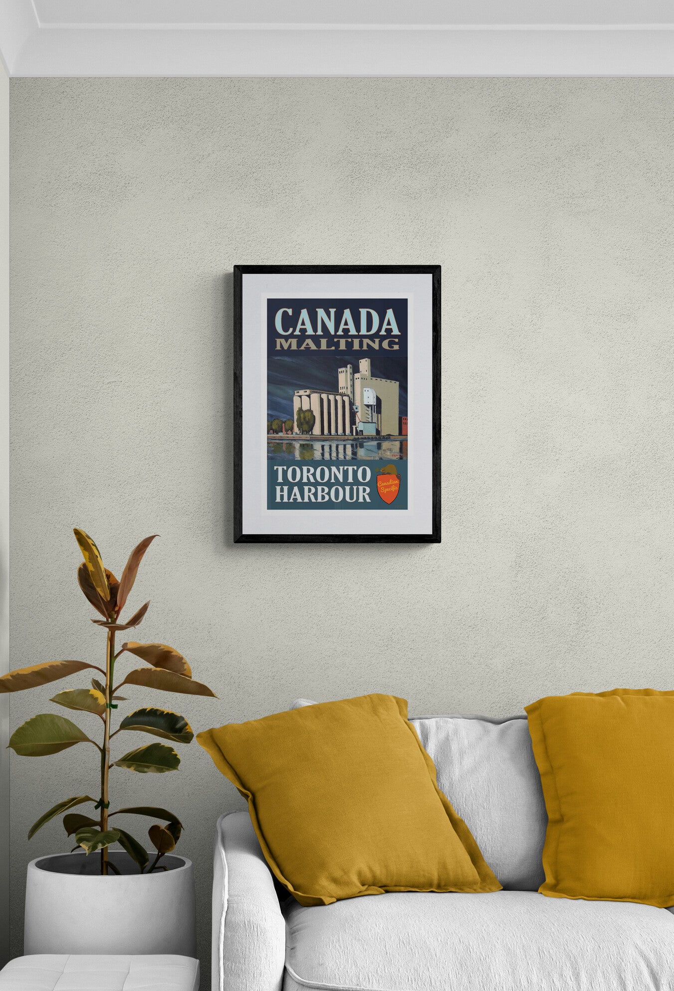 Canada Malting - Toronto Harbour Poster