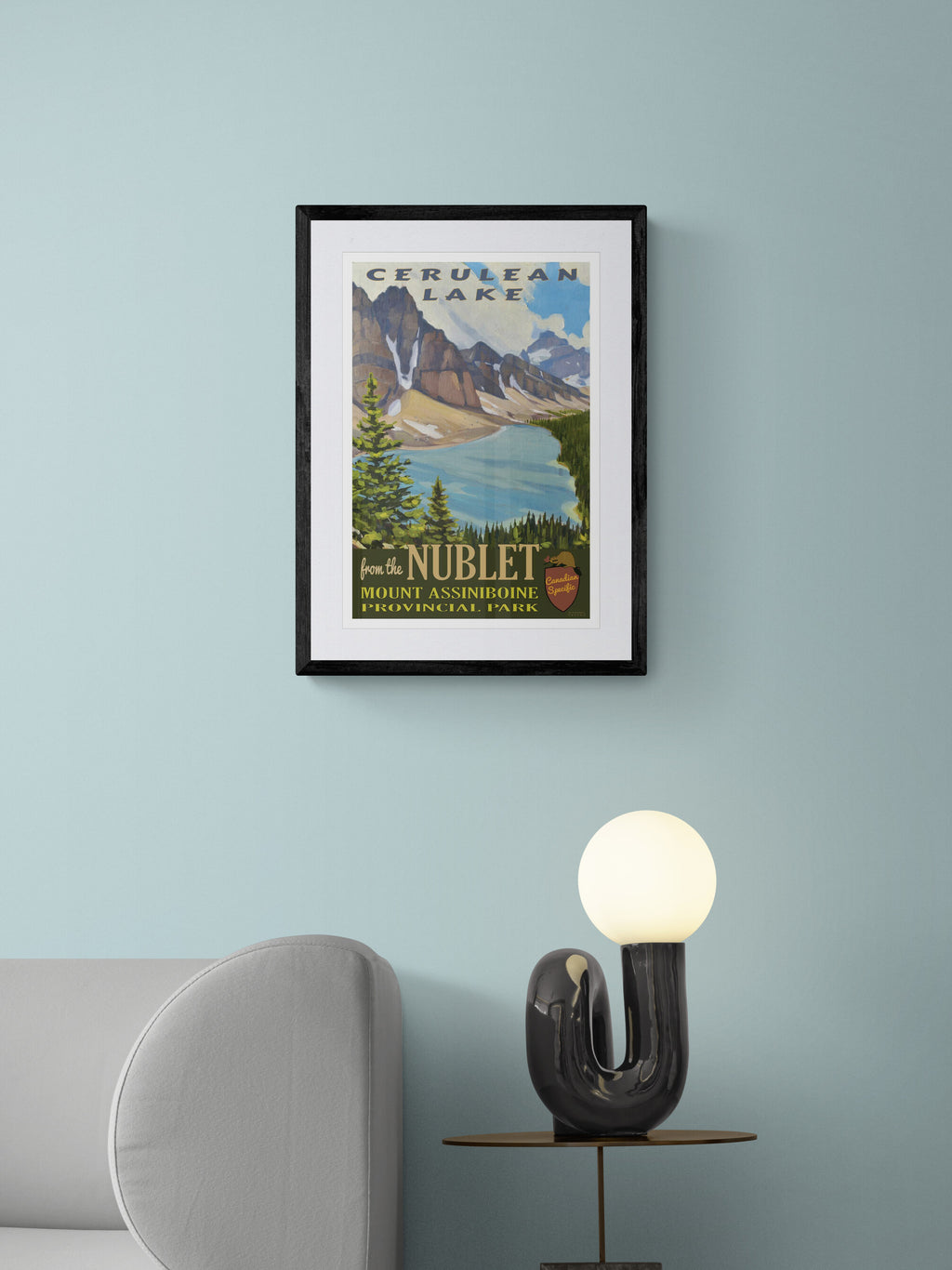 Cerulean Lake - Mount Assiniboine Provincial Park Poster