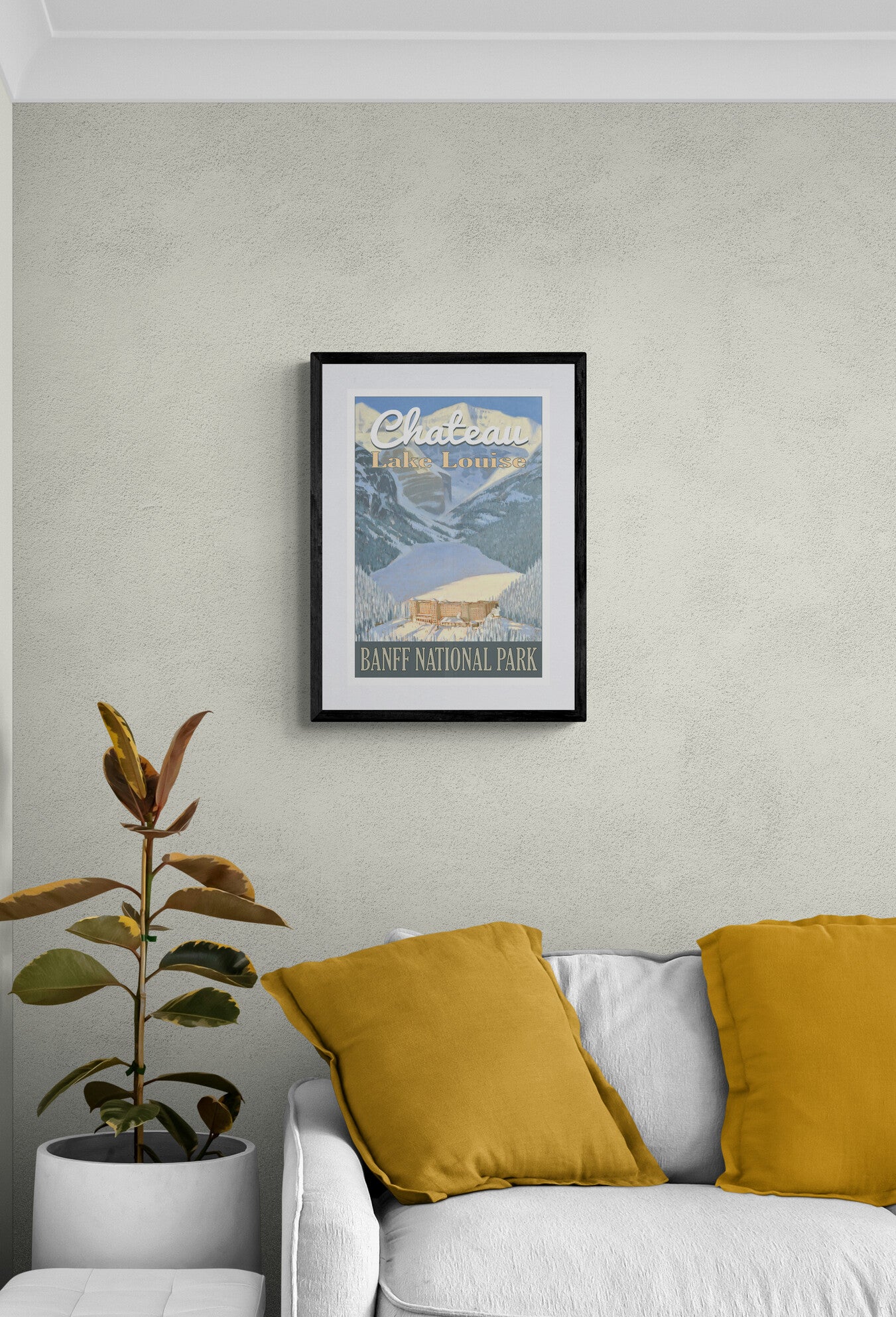 Chateau Lake Louise - Winter Poster