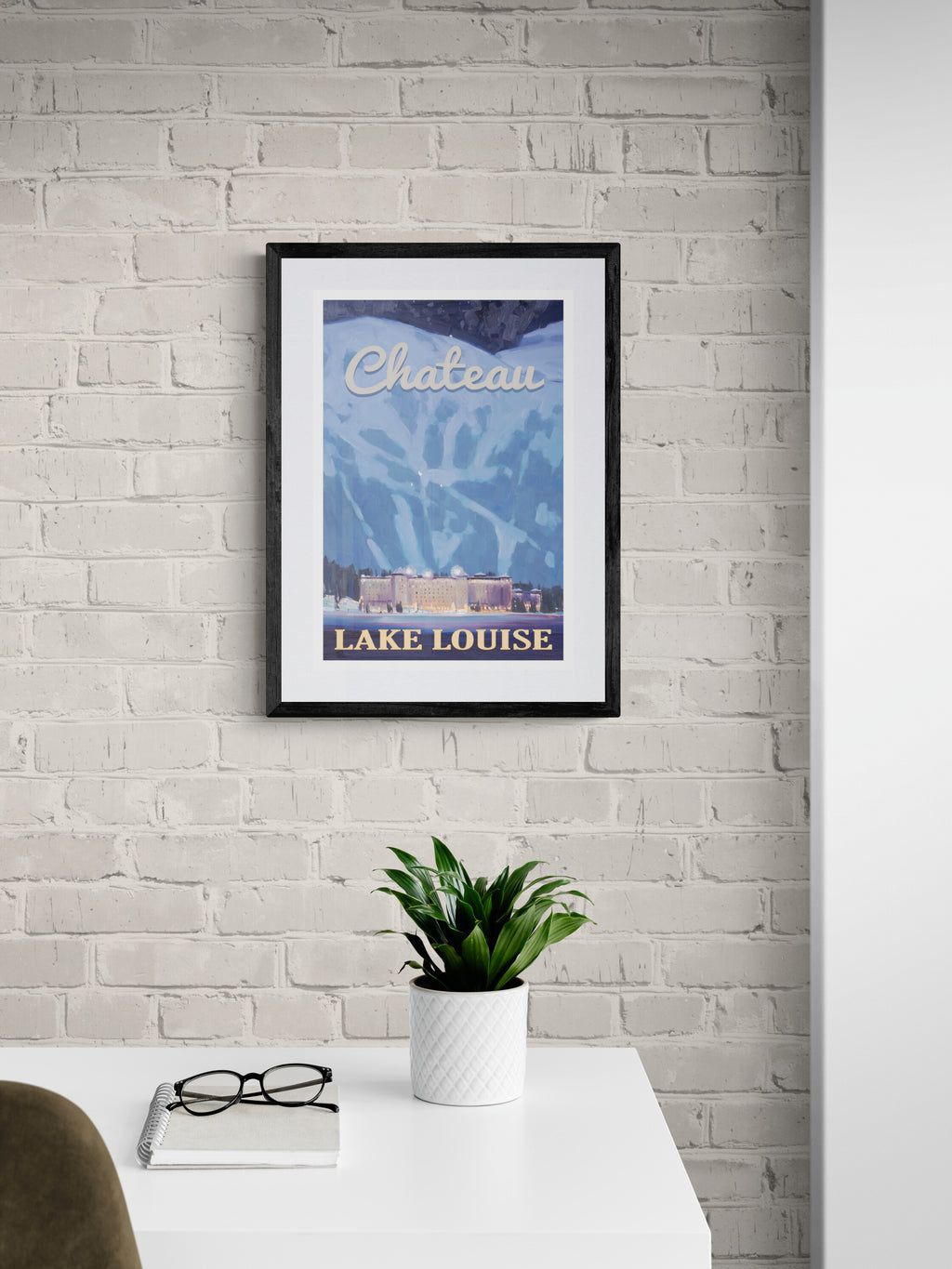 Chateau Lake Louise - Night Poster