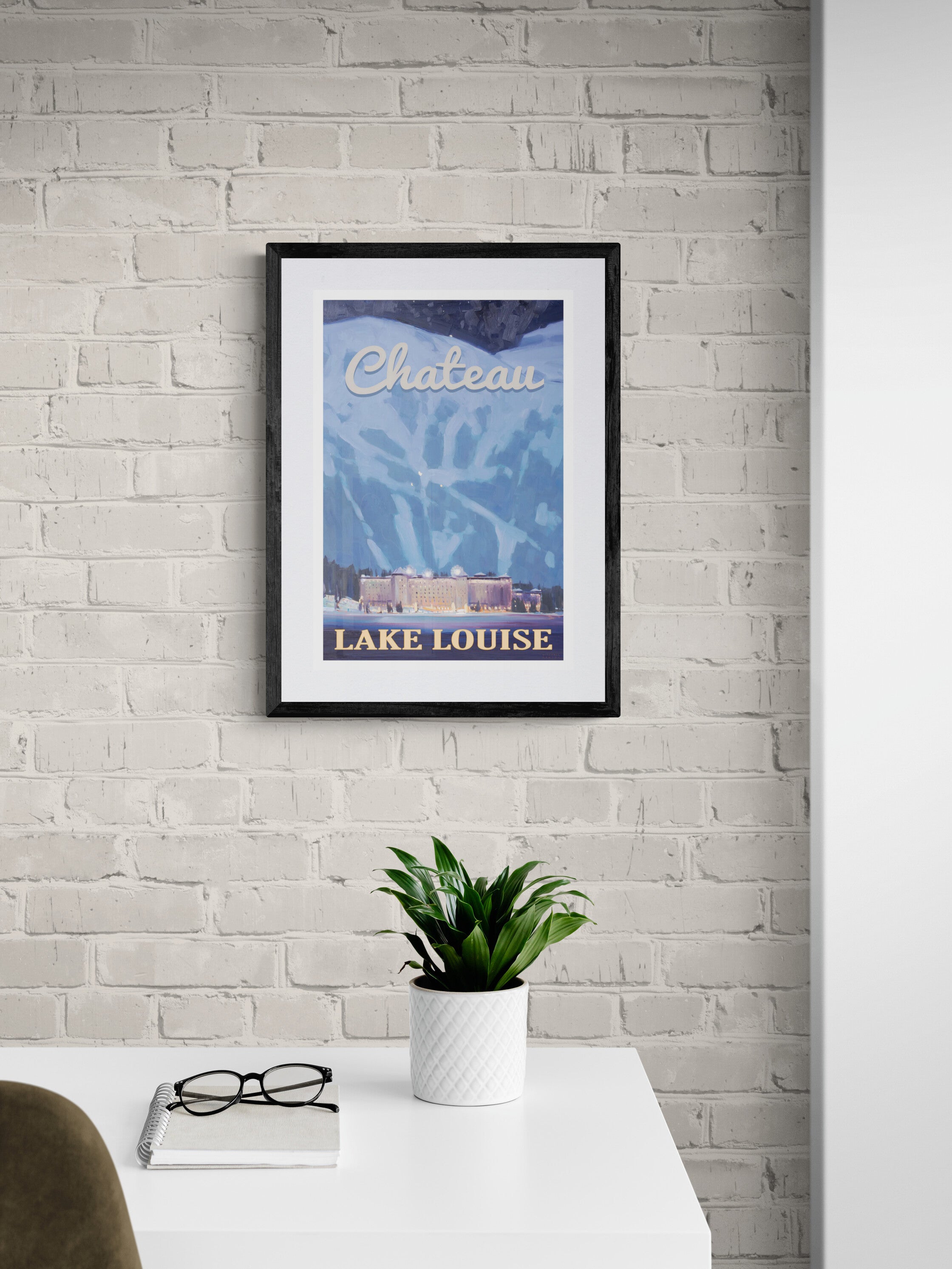 Chateau Lake Louise - Night Poster