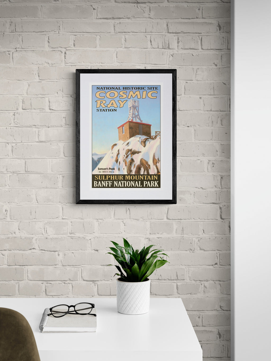 Cosmic Ray Sulphur Station Poster