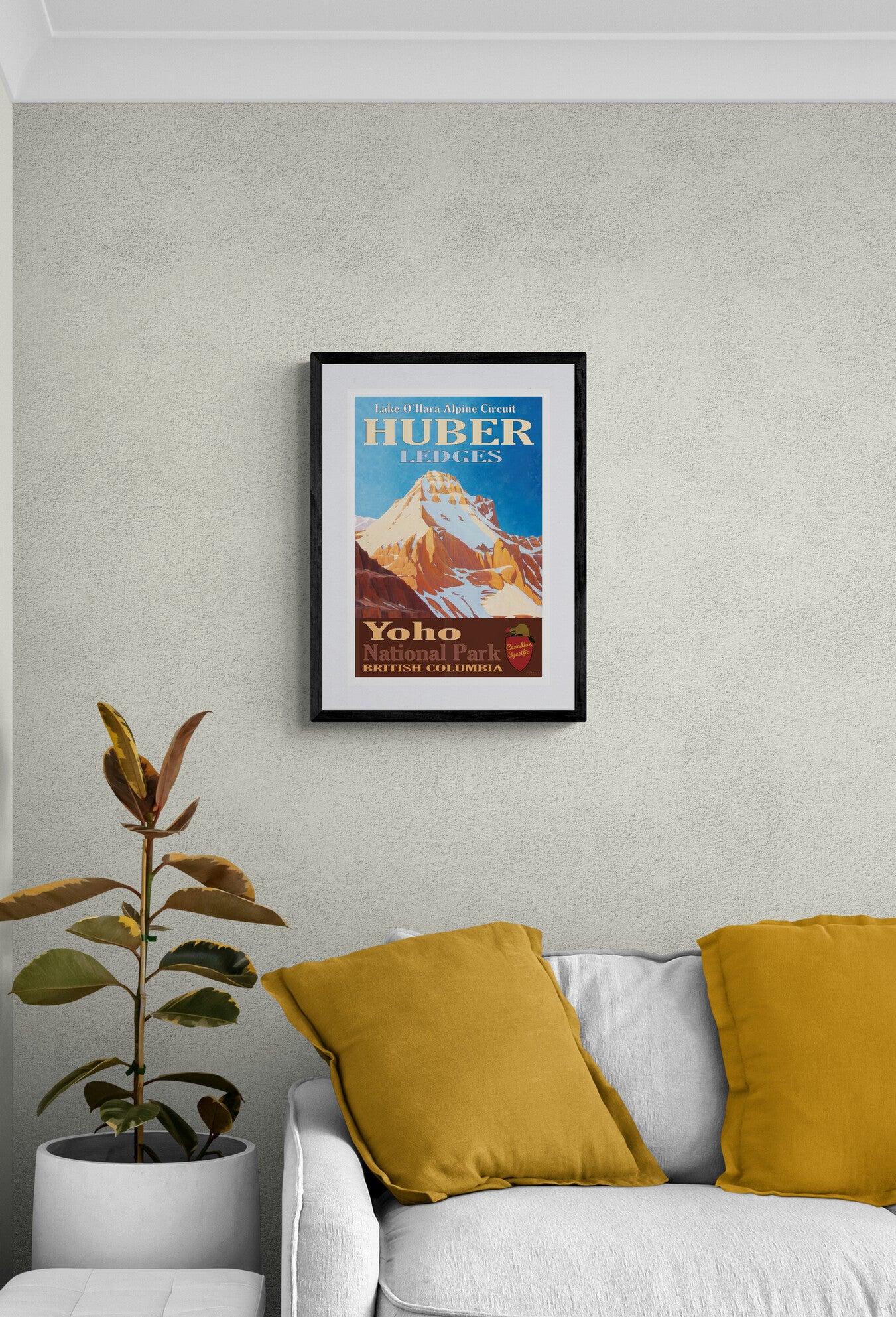 Huber Ledges Lake O'Hara Alpine Circuit Poster