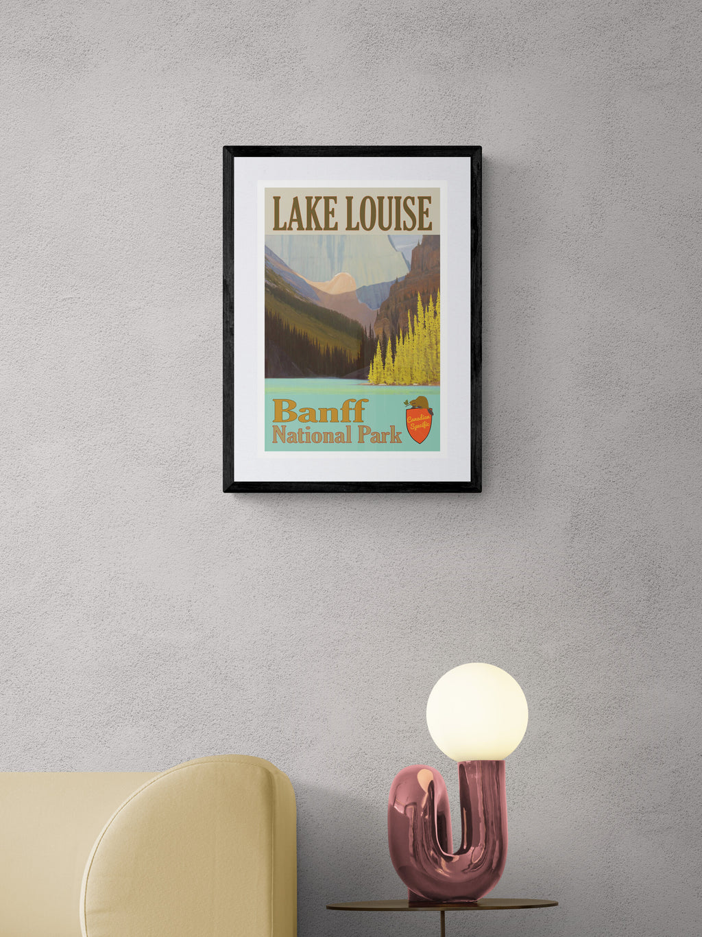 Lake Louise Path Poster