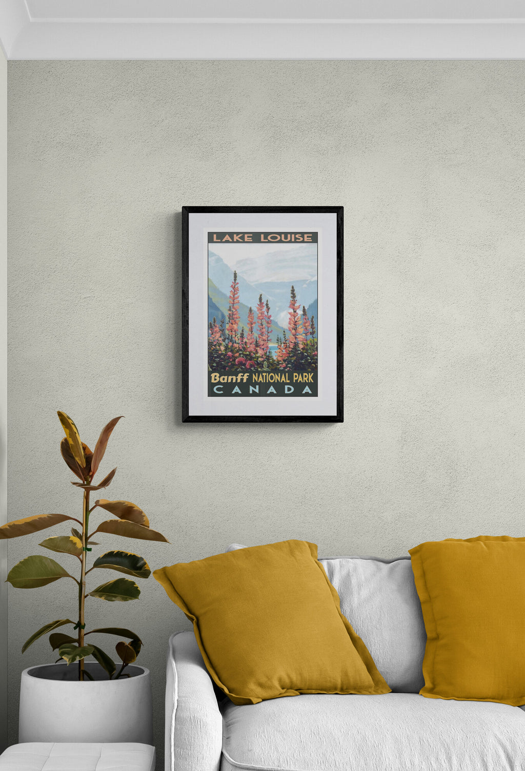 Foxglove - Banff National Park Poster