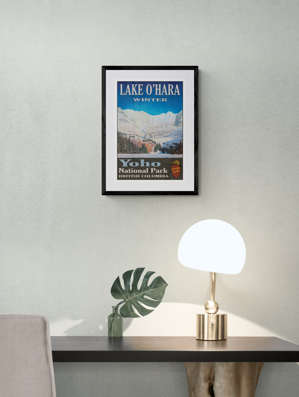 Lake O'Hara Winter - Yoho National Park Poster