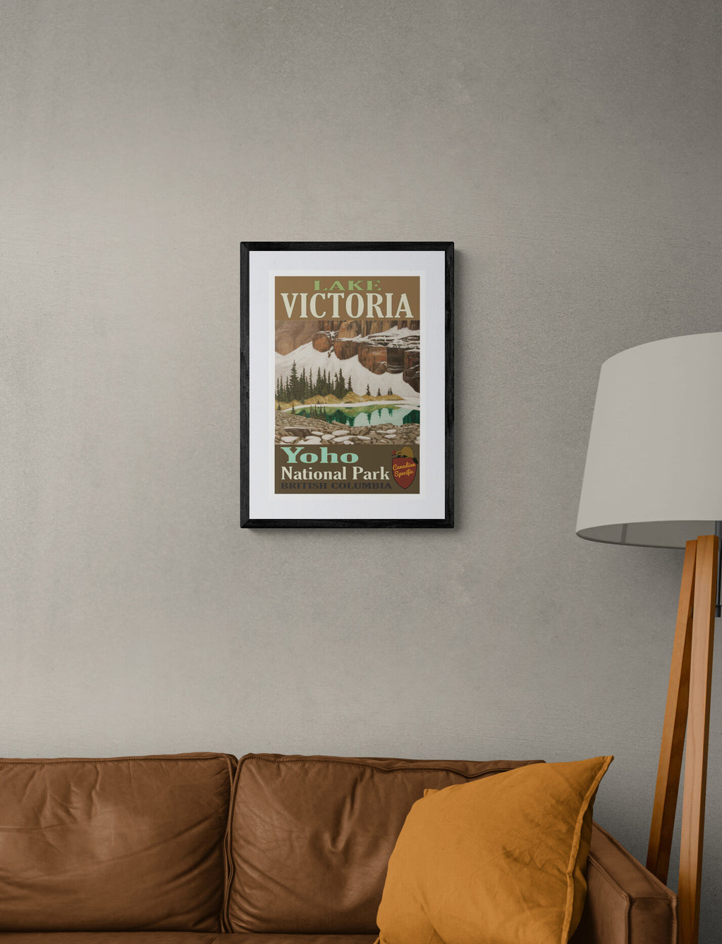 Lake Victoria - Yoho National Park Poster