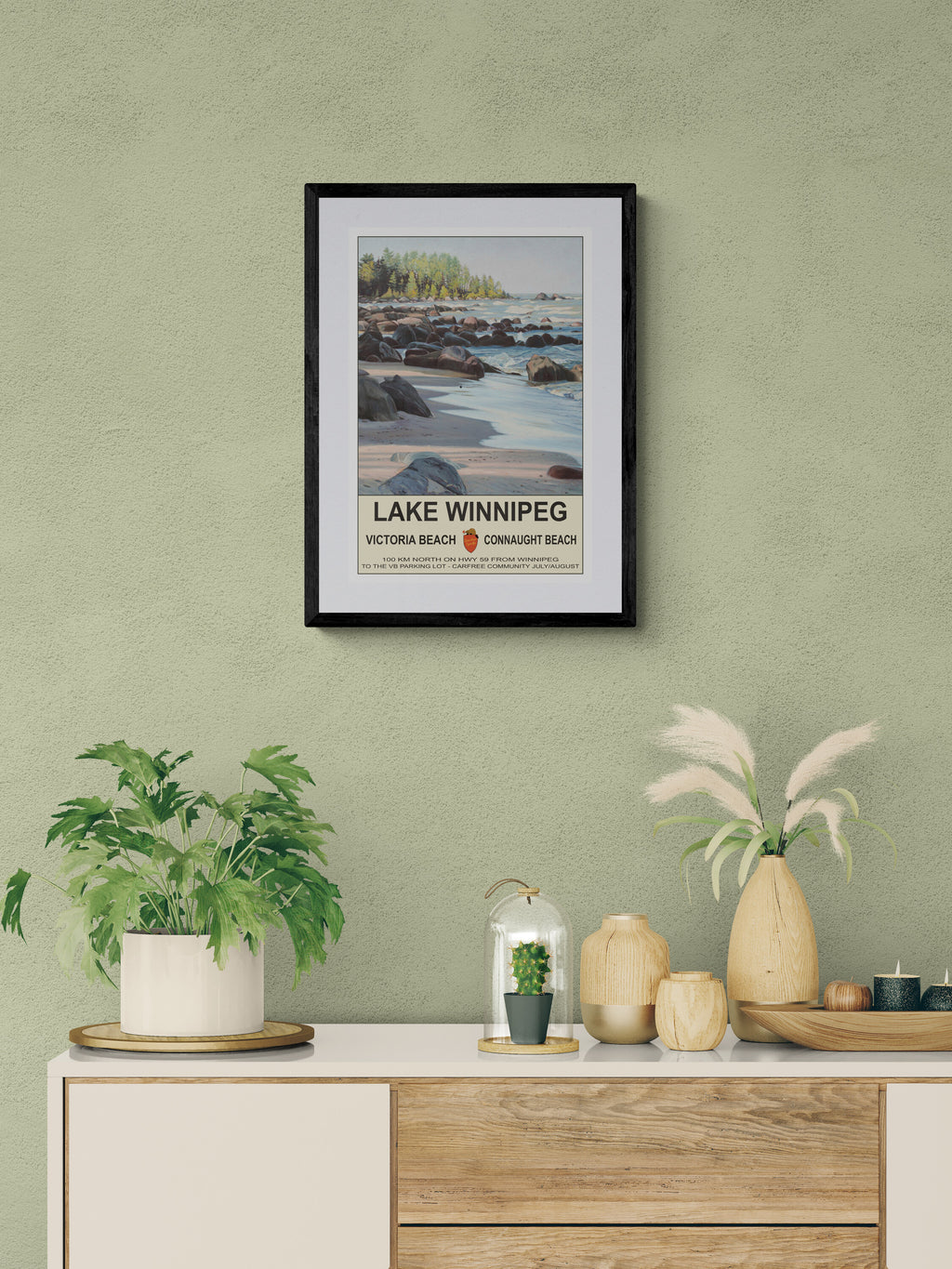 Connaught Beach - Lake Winnipeg Poster