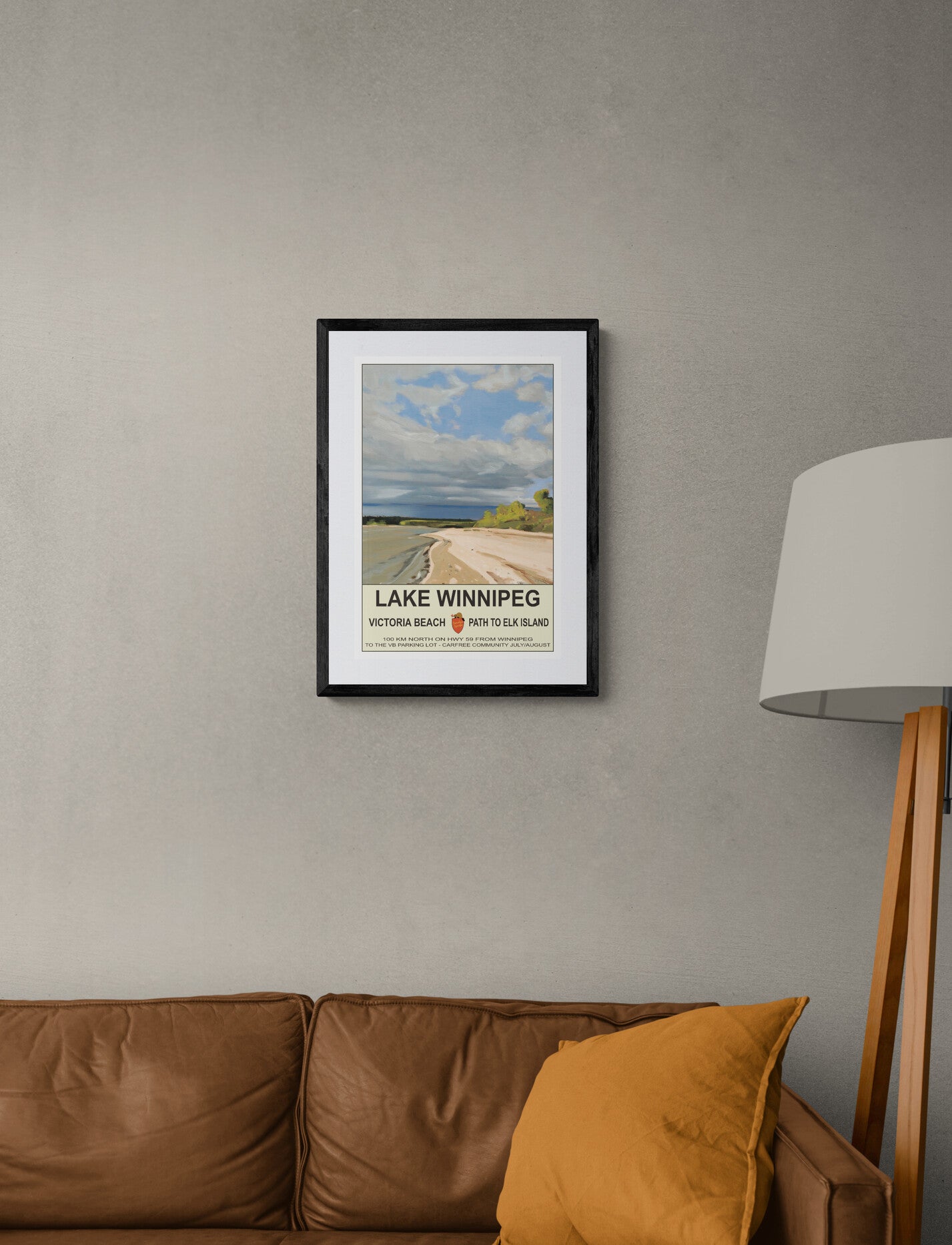 Path to Elk Island - Lake Winnipeg Poster
