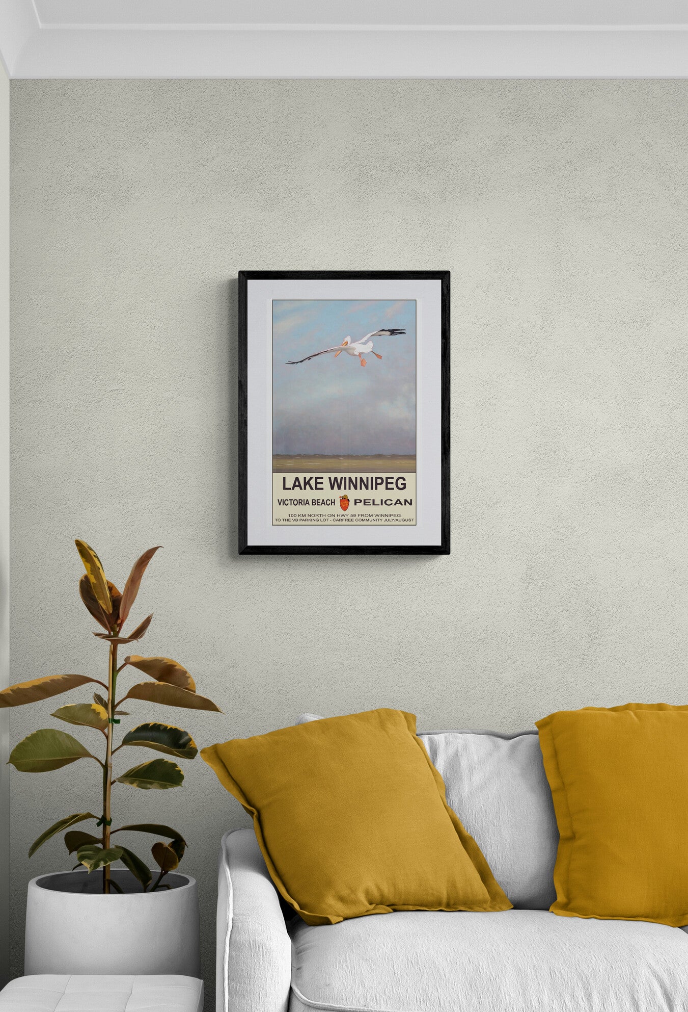 Pelican - Lake Winnipeg Poster